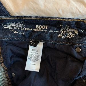 NWOT Express Jeans blue boot size 6r